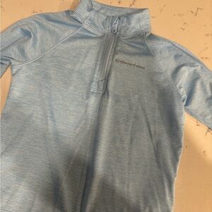 Vineyard Vines Light Blue Quarter-Zip Pullover